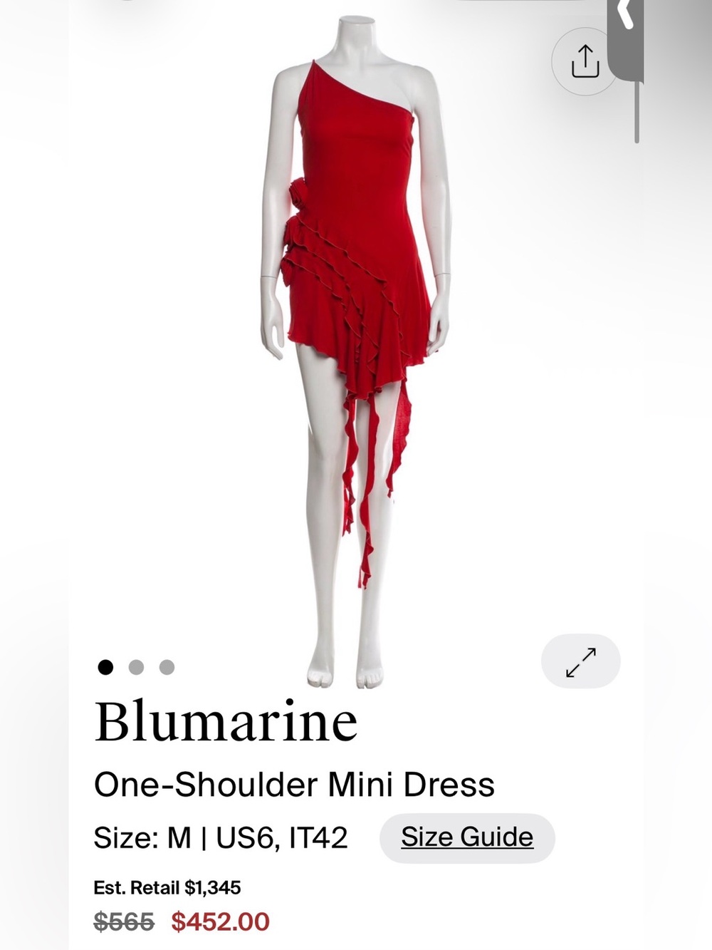 $10gift😍Soft Blush Ruffle Chiffon mini Low back romance Halter dress w Roses